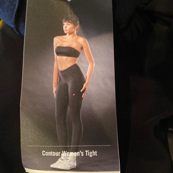 De Marchi Contour Womens Tights Black Cycling Pants New Size Xl - Picture 8 of 8
